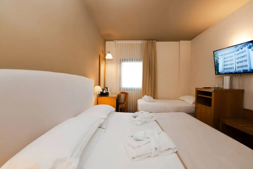 Elegante camera doppia al Hotel Touring