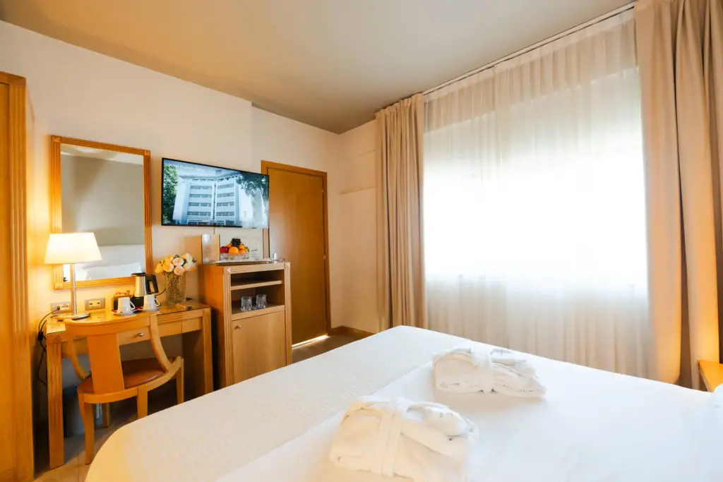 Camera elegante e confortevole dell'Hotel Touring.