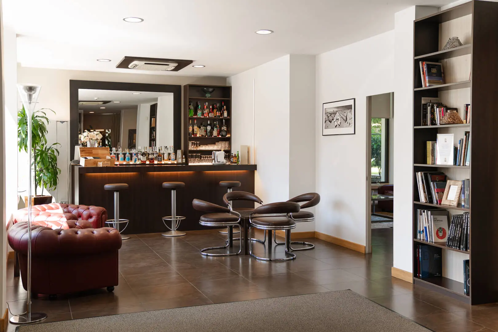 Accogliente angolo bar dell'hotel