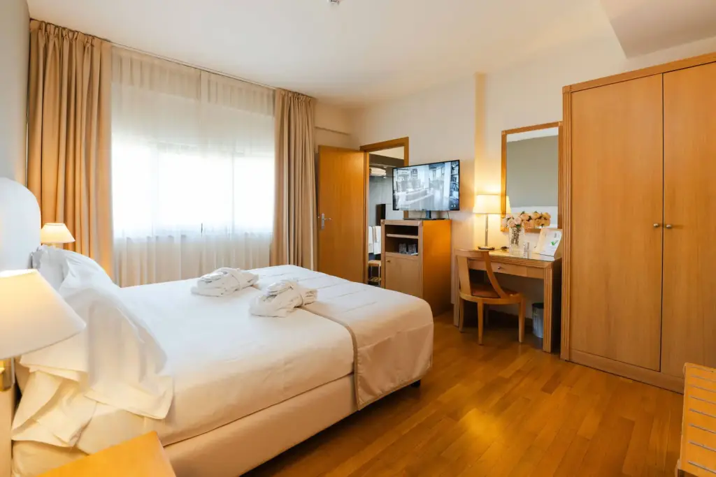 Camera elegante e accogliente al Hotel Touring